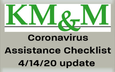 Coronavirus Assistance Checklist Update, April 14, 2020