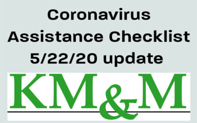 Coronavirus Assistance Checklist, May 22 update