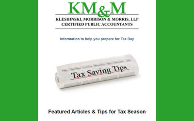 ‘Featured Articles & Tax Tips’ newsletter released