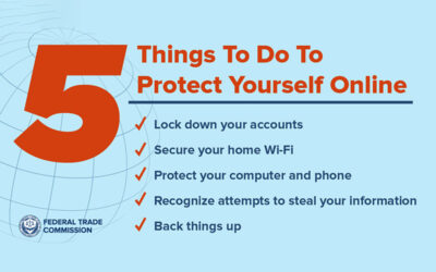 FTC advice: Five things to do to protect yourself online